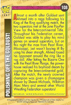 1997 WWF Magazine #108 Polishing Off the Goldust! Back