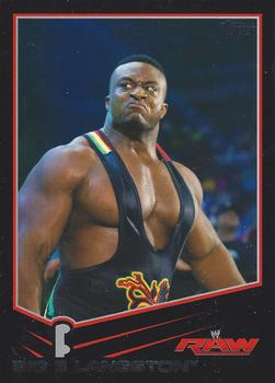 2013 Topps WWE - Black #3 Big E Langston Front