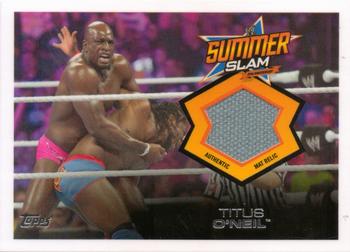 2013 Topps WWE - SummerSlam 2012 Mat Relics #NNO Titus O'Neil Front