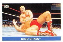 1991 WWF Superstars Stickers #12 Dino Bravo Front