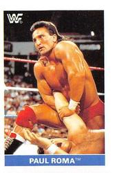 1991 WWF Superstars Stickers #45 Paul Roma Front