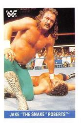 1991 WWF Superstars Stickers #137 Jake The Snake Roberts Front