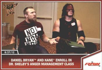 2013 Topps Best of WWE - Bronze #44 Daniel Bryan and Kane Enroll in Dr. Shelby's Anger Management Class Front