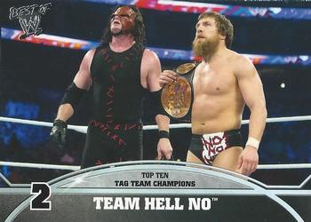 2013 Topps Best of WWE - Top 10 Tag Team Champions #2 Team Hell No Front