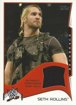 2014 Topps WWE - Swatch Relics #NNO Seth Rollins Front