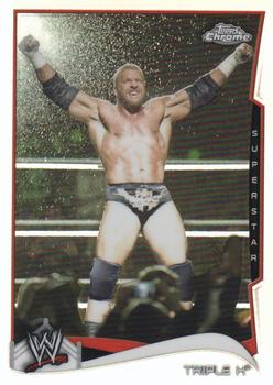 2014 Topps Chrome WWE - Refractors #51 Triple H Front