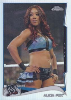 2014 Topps Chrome WWE - Refractors #56 Alicia Fox Front