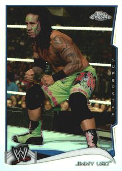2014 Topps Chrome WWE - Refractors #74 Jimmy Uso Front