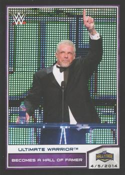 2014 Topps WWE Road to Wrestlemania - Blue #98 The Ultimate Warrior Front