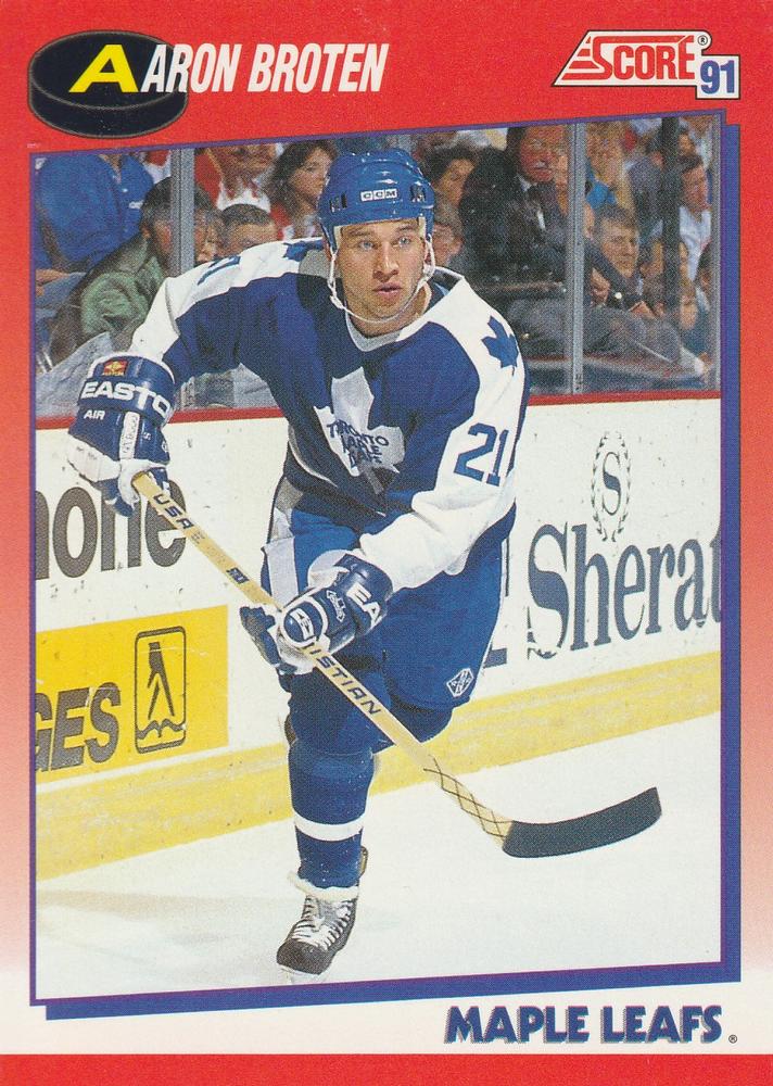 1991-92 Score Canadian Bilingual #250 Aaron Broten | Trading Card Database