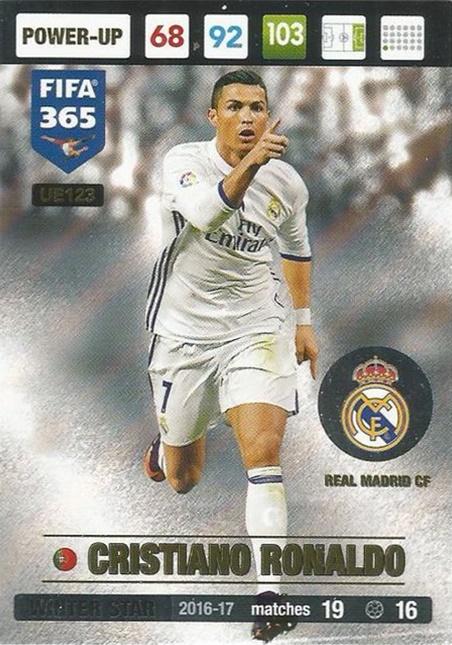 2016-17 Panini FIFA 365 Adrenalyn XL Update Edition #UE123 Cristiano Ronaldo  | Trading Card Database